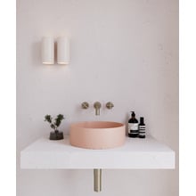 Concrete Smooth 390mm Round Above Counter Basin